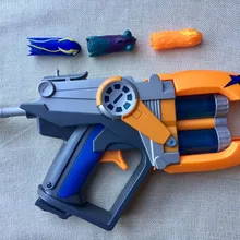 35 см оранжевый поколение 1 Slugterra пистолет игрушка с 3 пулями 1 кукла каждый раз заполнять 2 пули автоматом изменить ammos