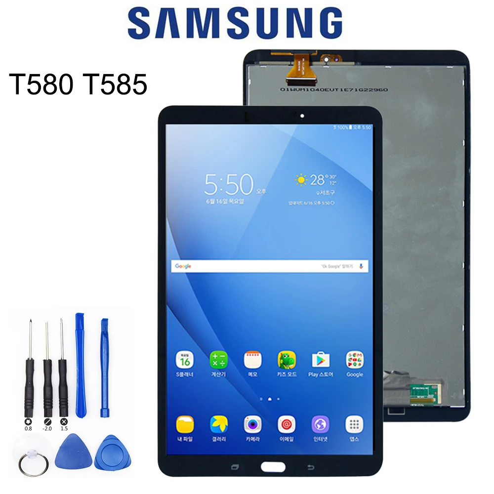 Original Lcd For Samsung Galaxy Tab A 10.1 T580 T585 Smt580 Smt585