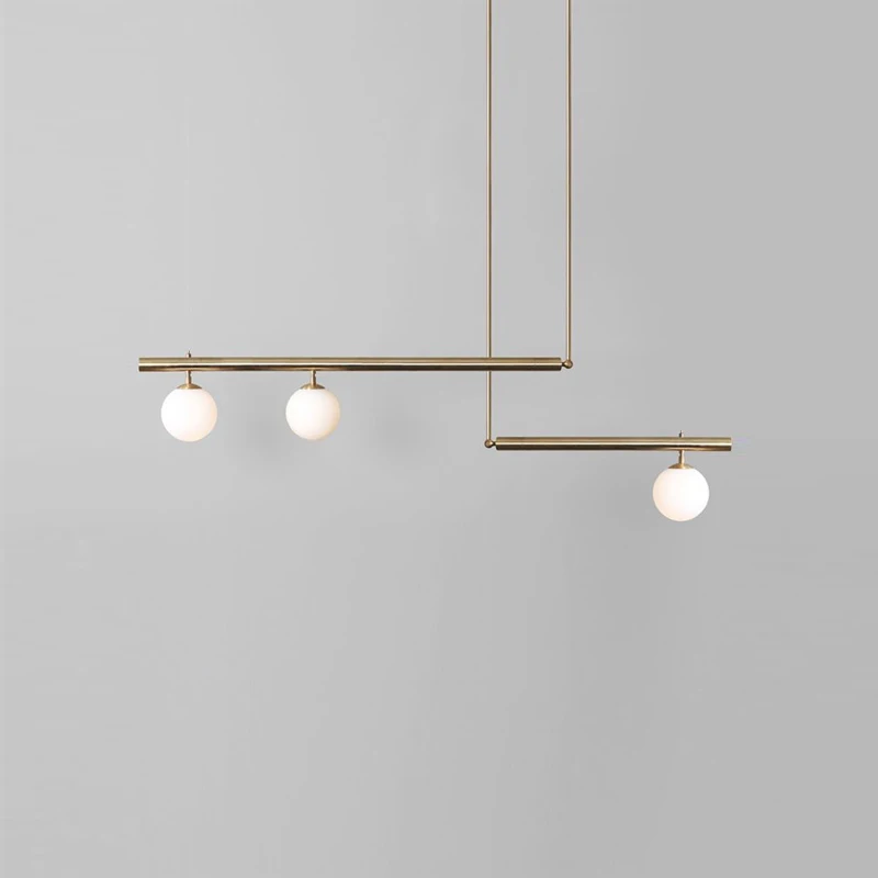 

Designer Post Modern Led Pendant Light Hardware Dining Room Glass Ball Art Cafe Living Room Lamp hanglamp