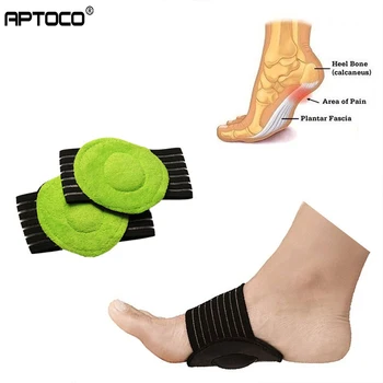 

1Pair Plantar Fasciitis Arch Aid Feet Cushion Sleeve Pad Flat Arch Support Orthopedic Insoles Heel Pain Relief Shock Orthotic