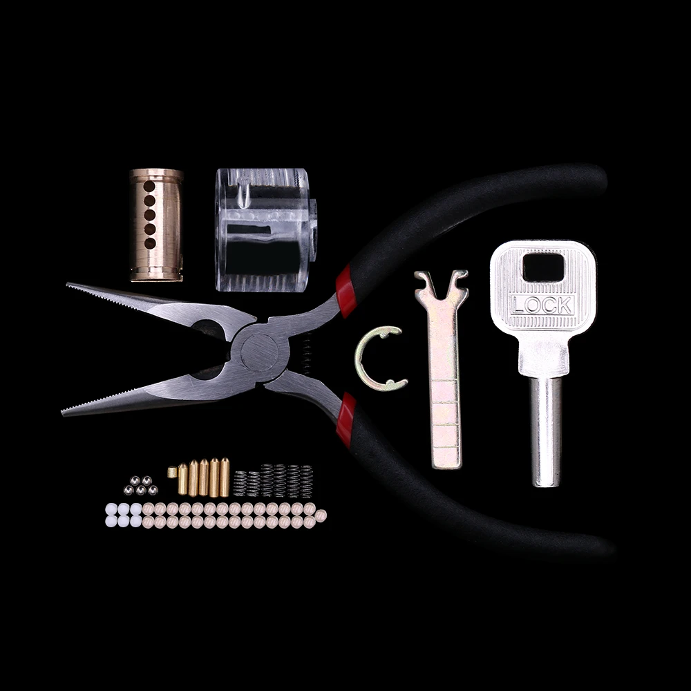 Горячая продажа полумесяц ключ Diy замок прозрачные замки для блокировки выбор