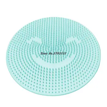 

30cm Round Silicone Bath Massage Cushion Brush For Lazy Wash Feet Clean Dead Skin Bathroom Artifact Back Cushion Foot Massager