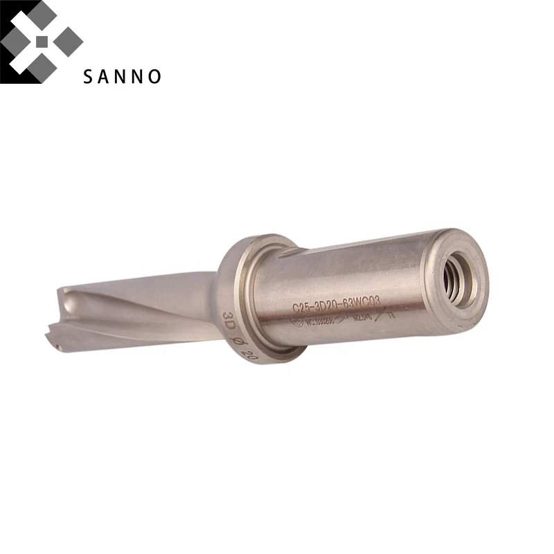 WC indexable drill bit 2D 14mm, 15mm, 16mm, 18mm, 20mm, 20.5mm, 23mm, 25.5mm cnc indexable inserts U drills fast drilling tool (1)