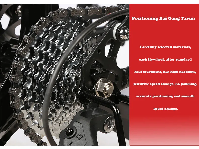 Cheap 21-Speed Mountain Folding Bicycle 24/26-inch Double Shock Absorption Variable Speed Fast Bike For Male And Female Students 6