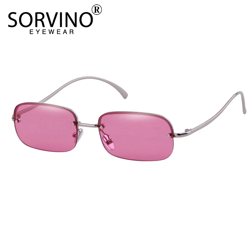 Мужские и женские солнцезащитные очки SORVINO дизайнерские в стиле ретро маленькие