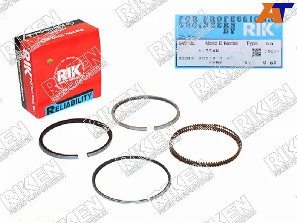 Кольца поршневые (комплект) 0 50 NISSAN MURANO/PRIMERA/TEANA/X-TRAIL QR20DE/QR25DE 00- RIKEN 23018 050 |