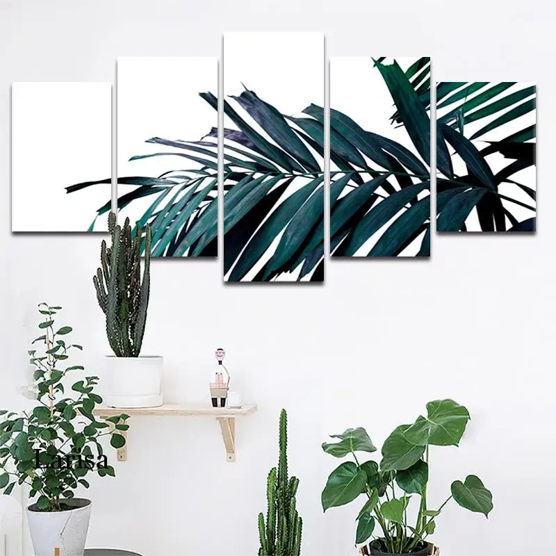

Palm Leaves Plant Art Canvas Painting Tropical Plants Prints Nordic Scandinavia Wall Art Home Decor Painting