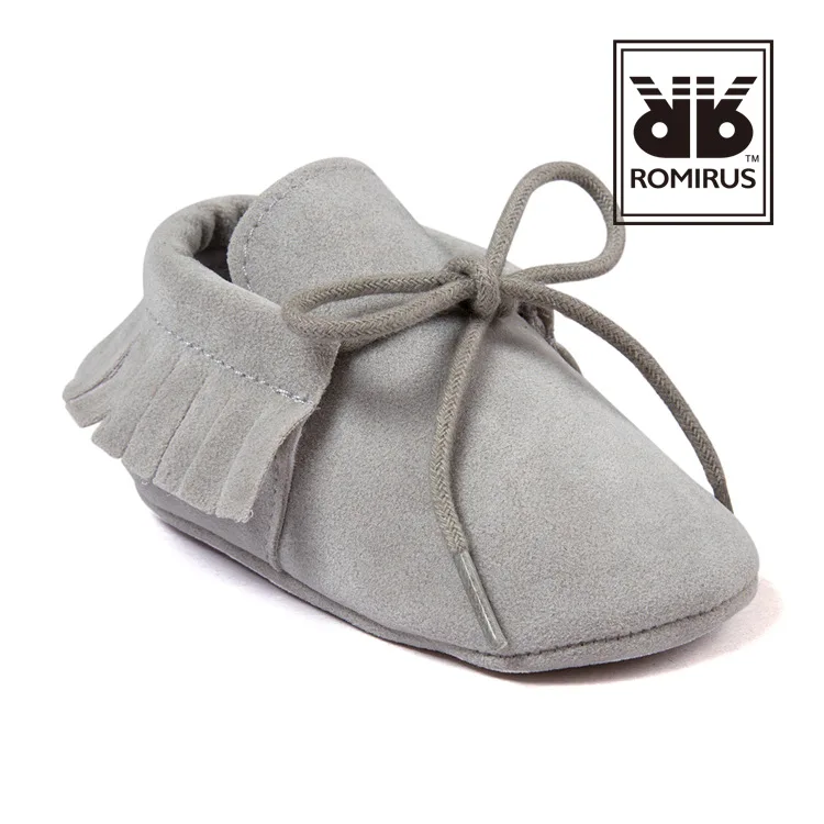 Matte Light Gray Разноцветная матовая текстурированная мягкая подошва; обувь для малышей с бахромой; детская обувь; сезон весна-осень; 1210 - Цвет: Matte Light Gray