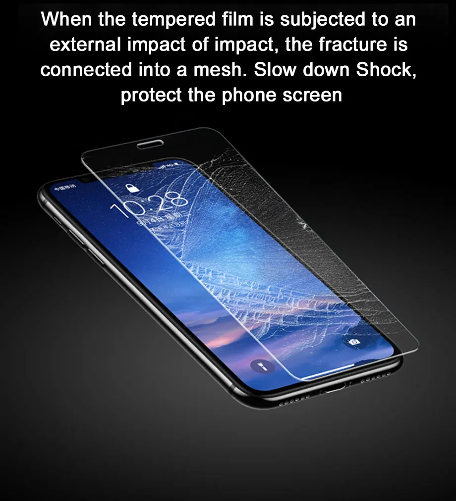 3 шт полное покрытие защитное стекло для iPhone 11 Pro Max Закаленное стекло пленка для iPhone X XR XS MAX 6 7 8 Plus защита экрана