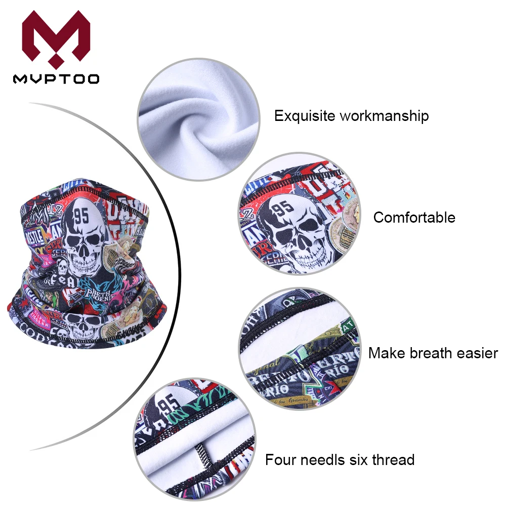 Зимние полярные флисовые банданы мотоциклетный шейный Гетр чехол для лица с