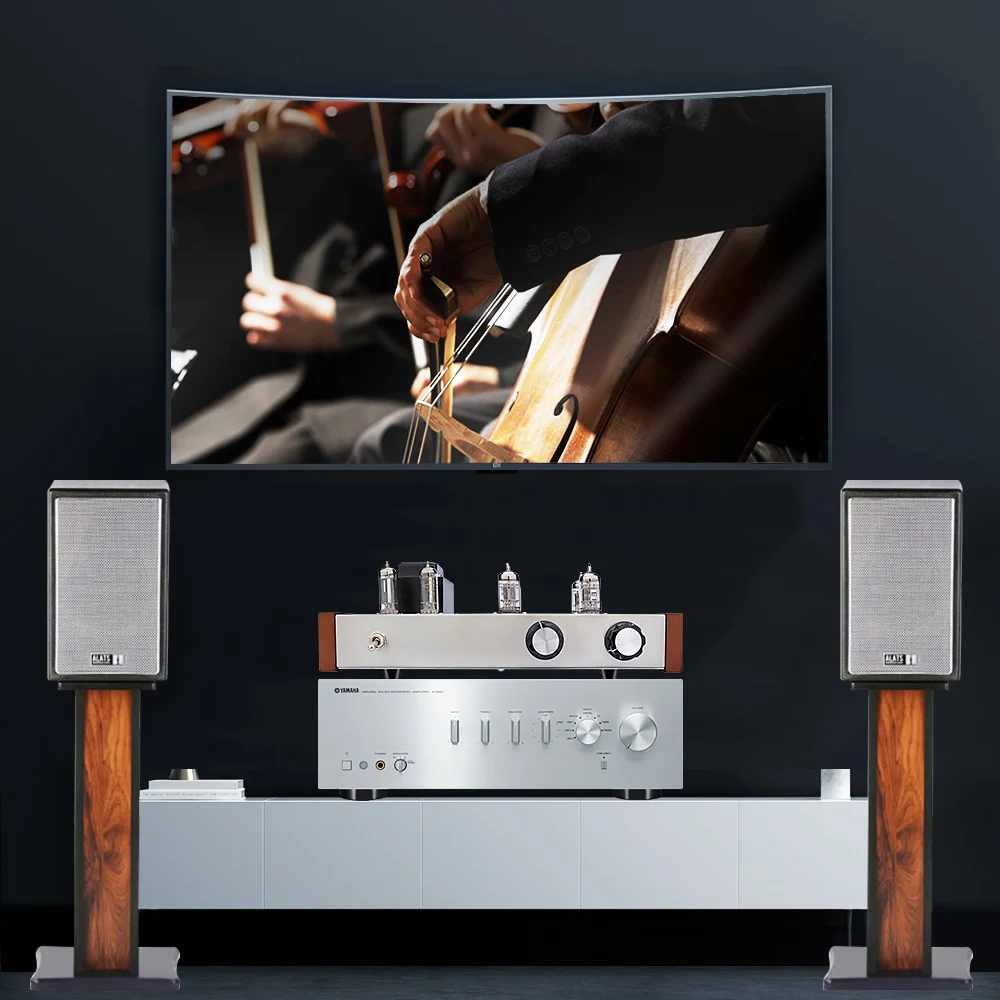 AIYIMA 12AX7B 12AU7 вакуумный ламповый предусилитель усилитель HiFi ламповый предусилитель домашний стерео Diy динамик усилитель см Shigeru Wada