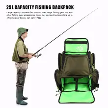 25л Горячая рыболовный Рюкзак Классический Тонкий открытый рыболовный рюкзак сумка большой емкости рыболовные снасти аксессуары сумка