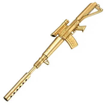 

1PC cute funny kawaii Gold Gun Shape Ballpoint pens canetas rollerball pen school supplies