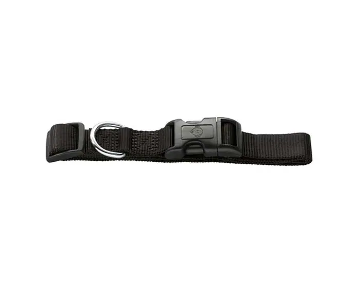 Нейлоновый ошейник для собак HUNTER SMART ECCO M (35-53 см) черный | Дом и сад