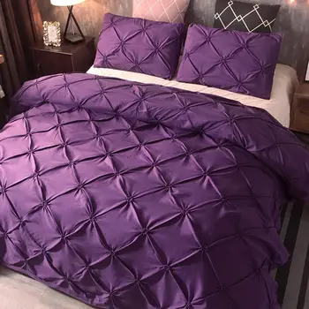 

Polyester Fiber Bedding Sets Gift Bed Luxury Quilt Cover Pillow Case 4 Size New Home Furnishing Duvet Cover 3pcs