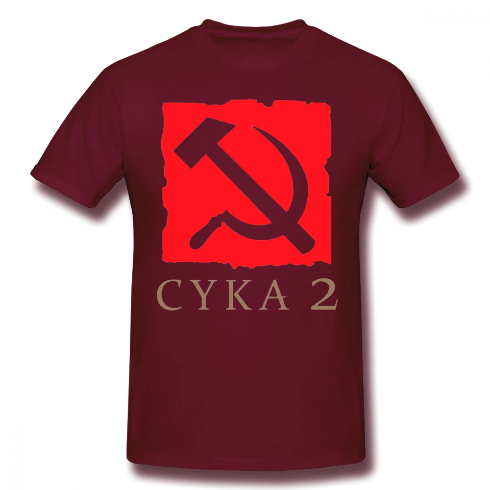 WineRed One yona Meepo футболка Dota Cyka 2 футболка большого размера потрясающая Мужская футболка с коротким рукавом 100 хлопок модная футболка с принтом - Цвет: WineRed