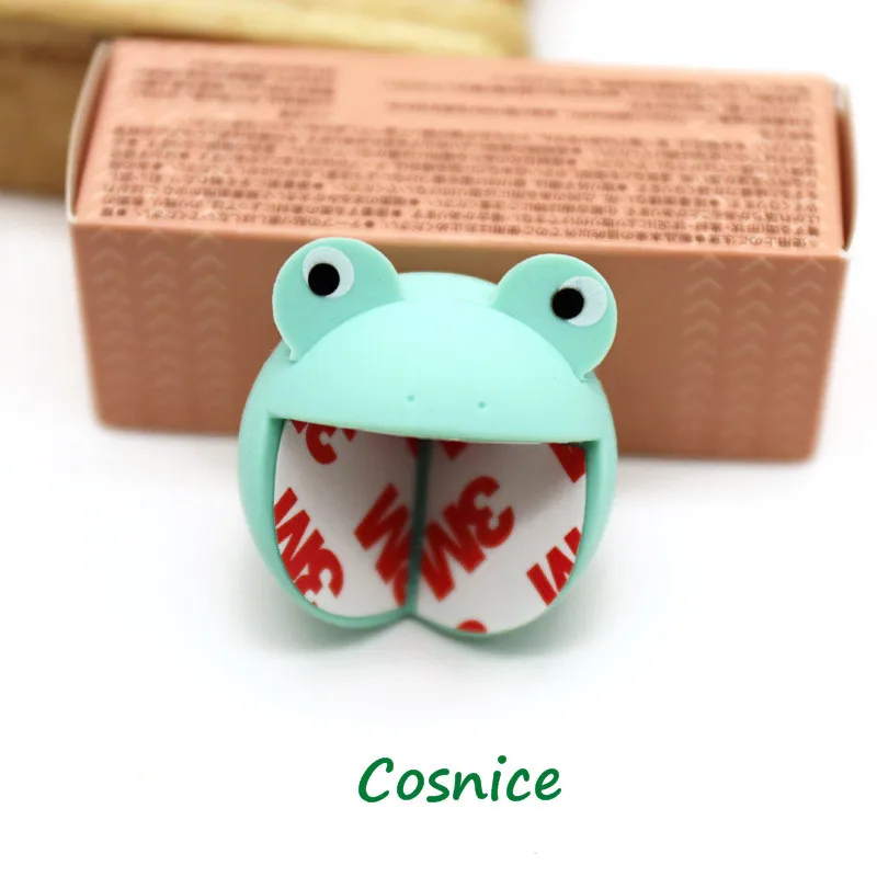 Frog-Blue Силиконовый Угловой протектор для детей, мультяшный стол, защита углов, мебель, бампер для детей, детская безопасность - Цвет: Frog-Blue