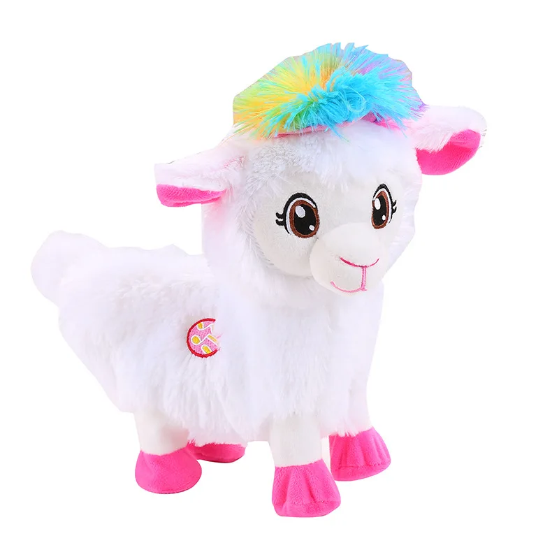 Alpaca-White Плюшевые электрические детские музыкальные Забавные игрушки домашние животные живой Boppi попа Shakin's Llama, Alpacas, которые встряхивают головы и скручивают ягодицы - Цвет: Alpaca-White