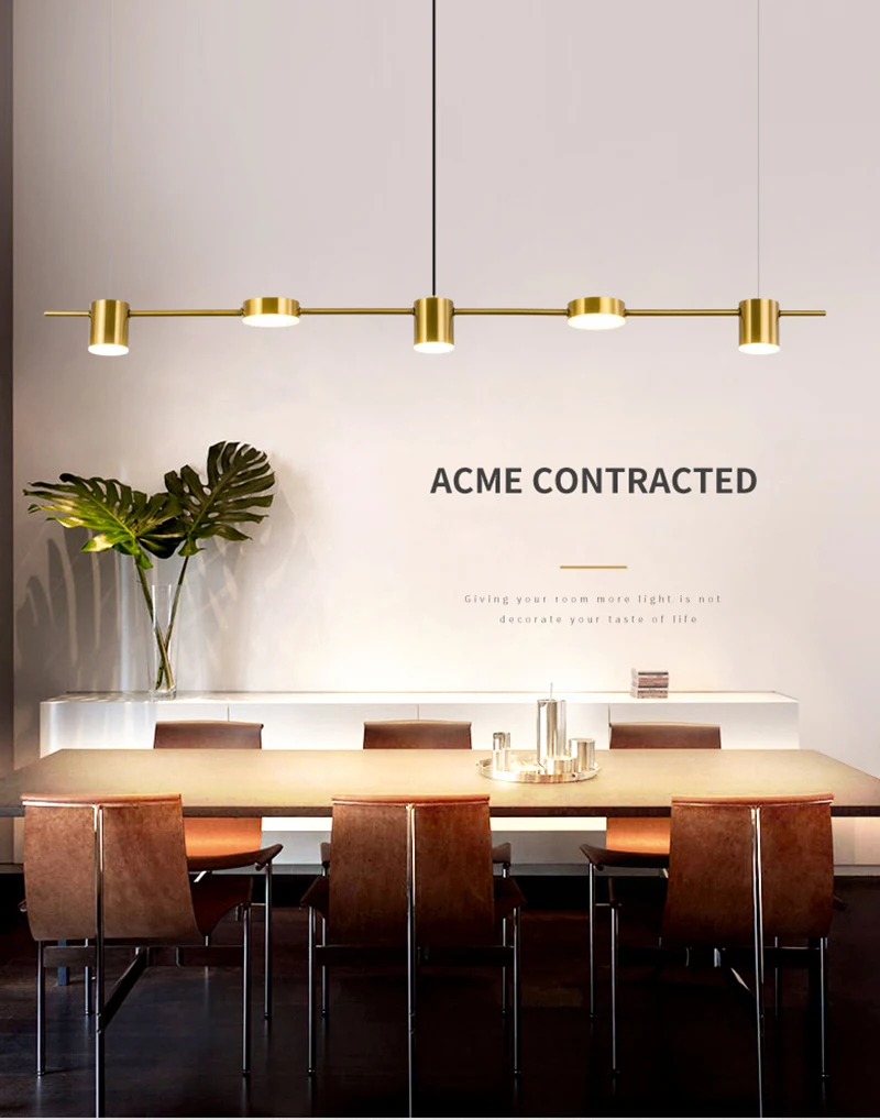 

Modern Chandelier Restaurant Nordic Chandelier Post-modern Designer Long Table Restaurant Luxury Light Bar LED Light