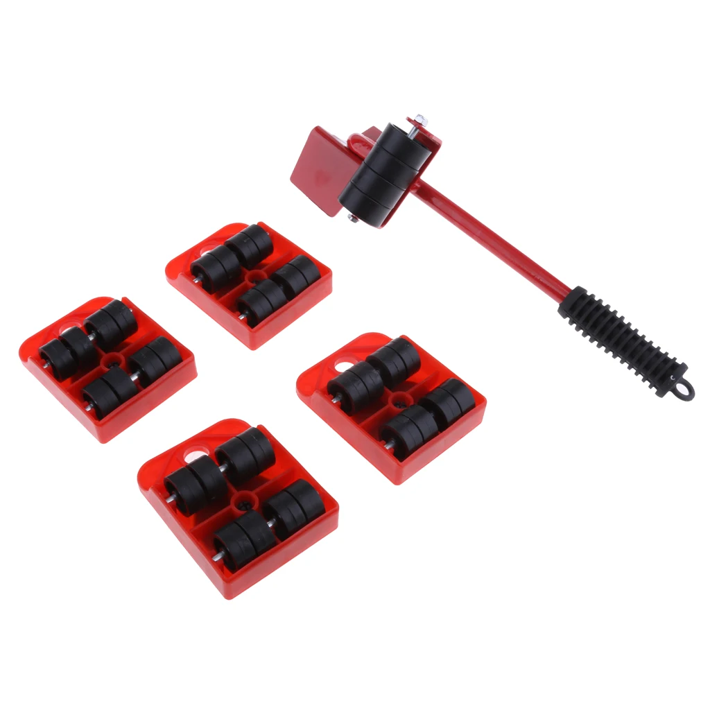 5Pcs SUPER FURNITURE SLIDERS Moving Heavy Furniture with Ease, Roller Mover Silder Glider for Appliances