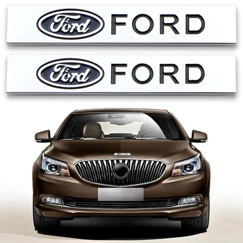 

Metal Logo Car Sticker Aluminum Emblem Grill Badge For Fords Focus 2 3 1 MK2 MK3 MK1 Fusion Auto Accessories
