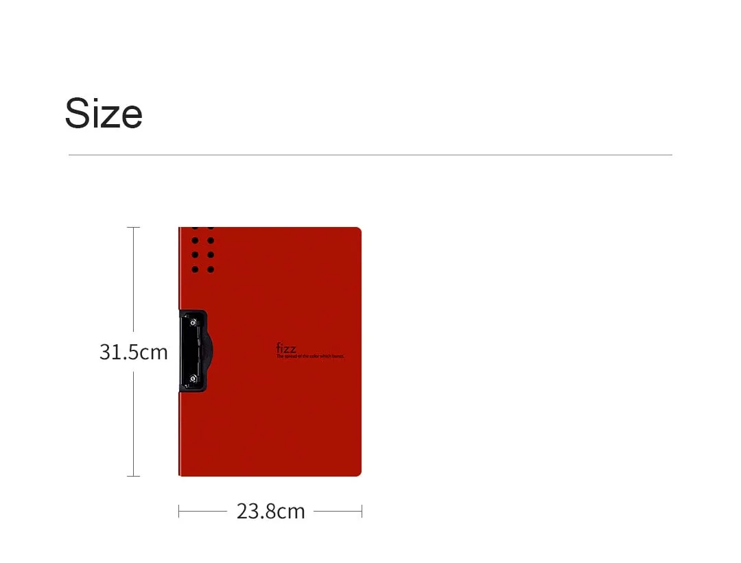 Xiaomi Fizz горизонтальная A4 папка матовая текстура портативная панель портативный пенал офисный файл карман школа