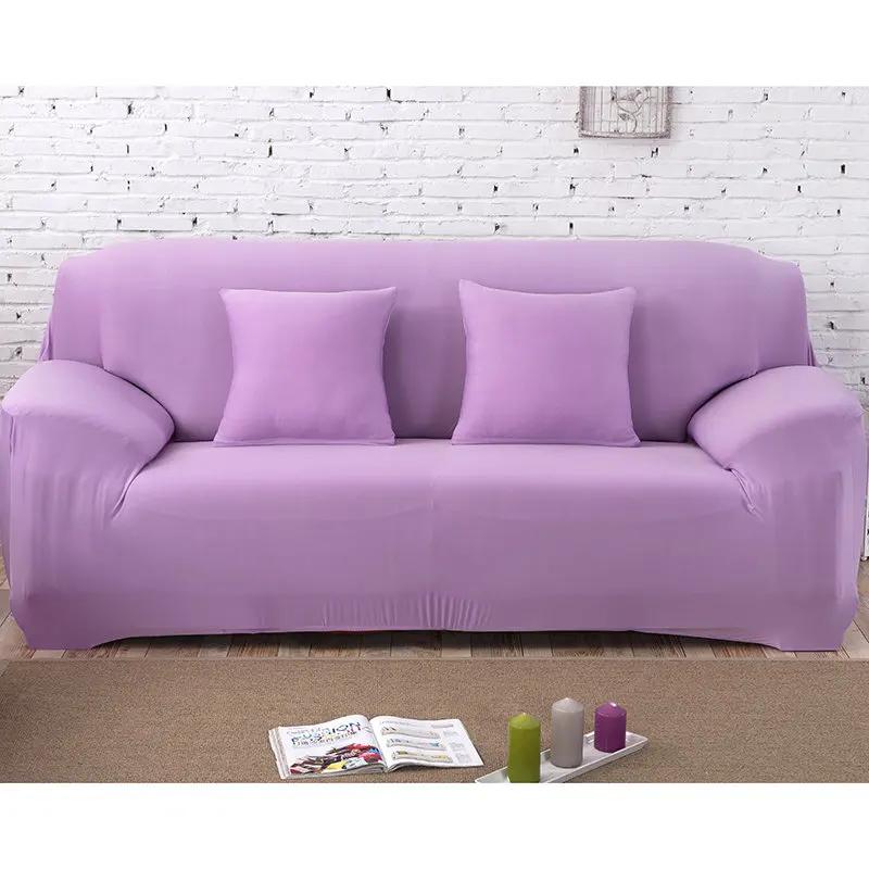 Эластичный белый чехол для дивана, растягивающийся плотный чехол, все включено, чехлы для дивана для гостиной, чехлы для дивана, чехлы для дивана, наволочки, чехол для подушки - Цвет: Color 8