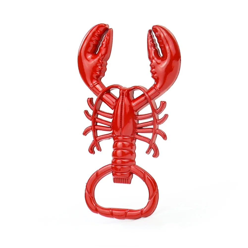 Lobster Corkscrew Bottle Opener Portable Metal Wine Beer Opening Kitchen Tools Accessories Waiter Friends Bar Party Supplies