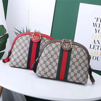 

2020 fashion shell bag net red gas printing quality versatile one shoulder cross over large capacity foreign trade women's bag