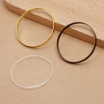 

100 pcs/lot 25 mm Metal Round Ring Connector Charms Jewelry Making Accessories