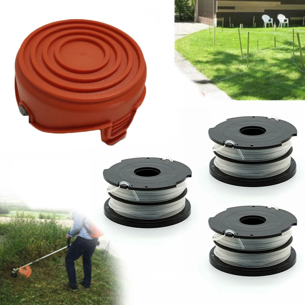 1pc Strimme Spool Cover And 3spool And Line For Black & Decker Gl315 Gl350  Gl650 String Trimmer Garden Supplies Accessories New - Tool Parts -  AliExpress