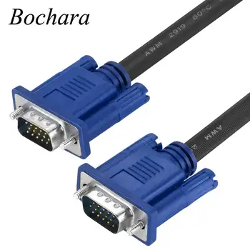 

Bochara VGA Cable Male to Male 3+6 HD 15PIN For LCD CRT PROJECTOR PC Laptop Monitor 1.5m 3m 5m 10m 15m 20m