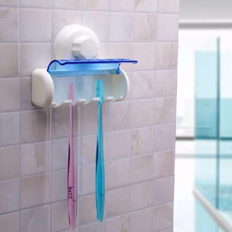 

5 Set Toothbrush Spinbrush Wall Mount Suction Holder Stand Rack Home/Bathroom T1