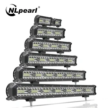 Nlpearl Licht Bar/Arbeit Licht 4-32 zoll Led Bar Combo Driving LED Arbeit Licht Für Lkw Offroad traktor 4x4 SUV ATV Boot 12V 24V