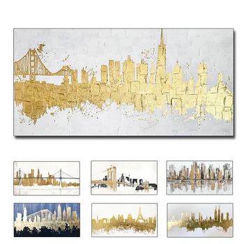 

Free Shipping Landscape Oil Painting Wall Art Canvas Picture Modern Home Decor Beautiful Painting Living Room Wall Decor