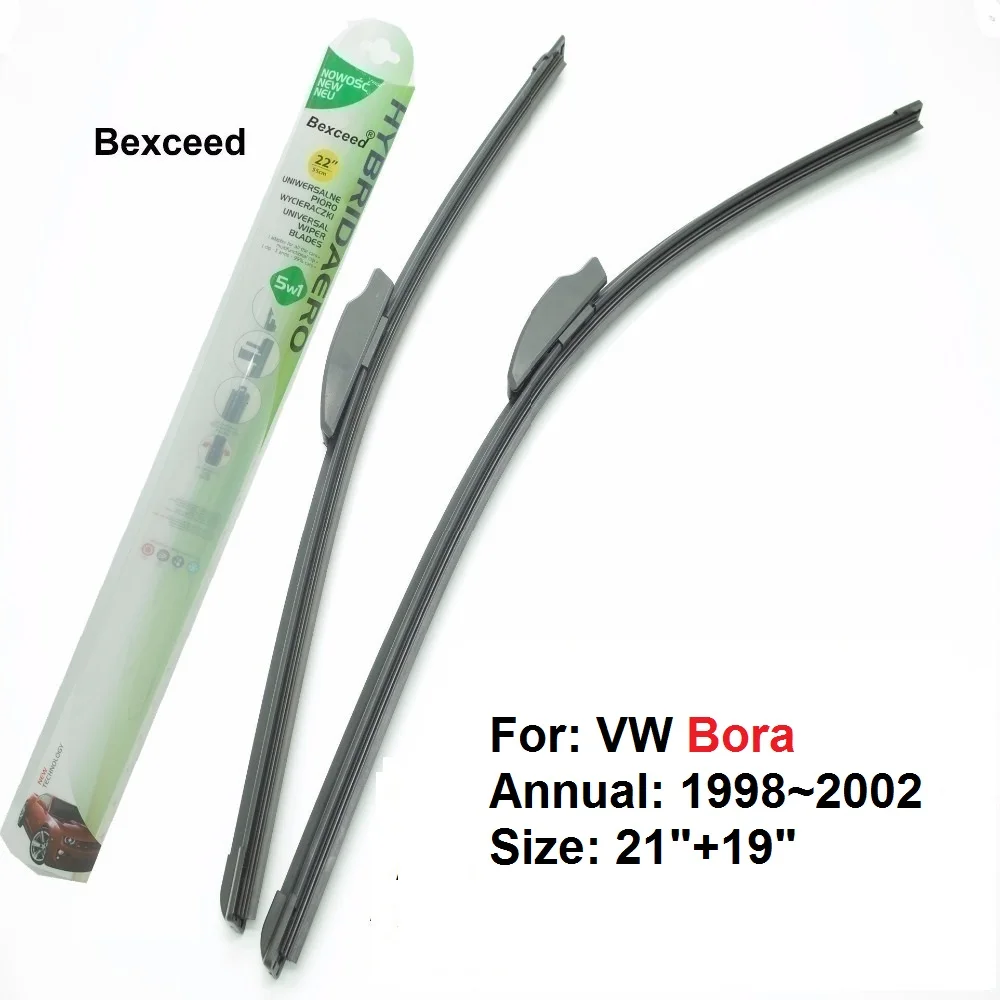 Wiper Blade for VW Bora Bexceed of Car Windscreen Windshield 21"+19" 1998 1999 2000 2001 2002 | Автомобили и мотоциклы