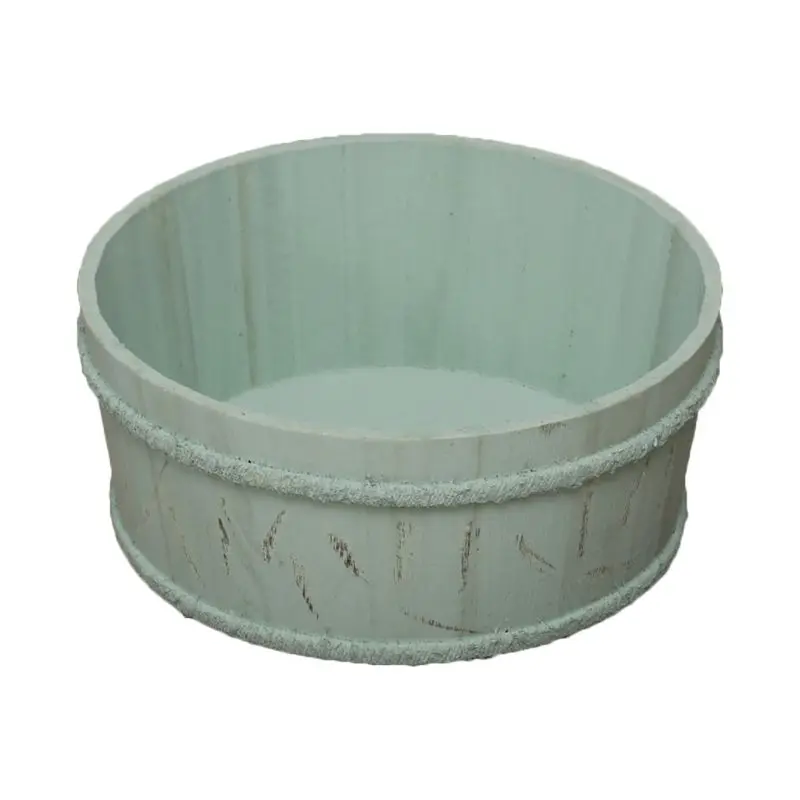Newborn Photography Props Wooden Basin Full Moon Infants Baby Pose Shooting Prop |