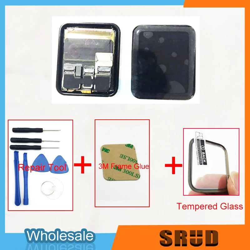 

OEM For Apple Watch Series 1 2 3 4 GPS Cellular LCD Display Touch Screen Digitizer 38mm/42mm/40mm/44mm Pantalla Replacement