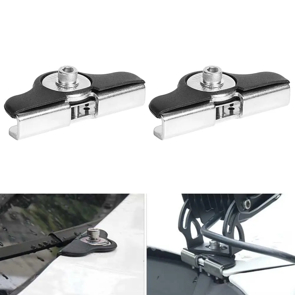 

2pcs Offroad LED Light Bar Mounting Brackets Hood Work Light Clamp Holder