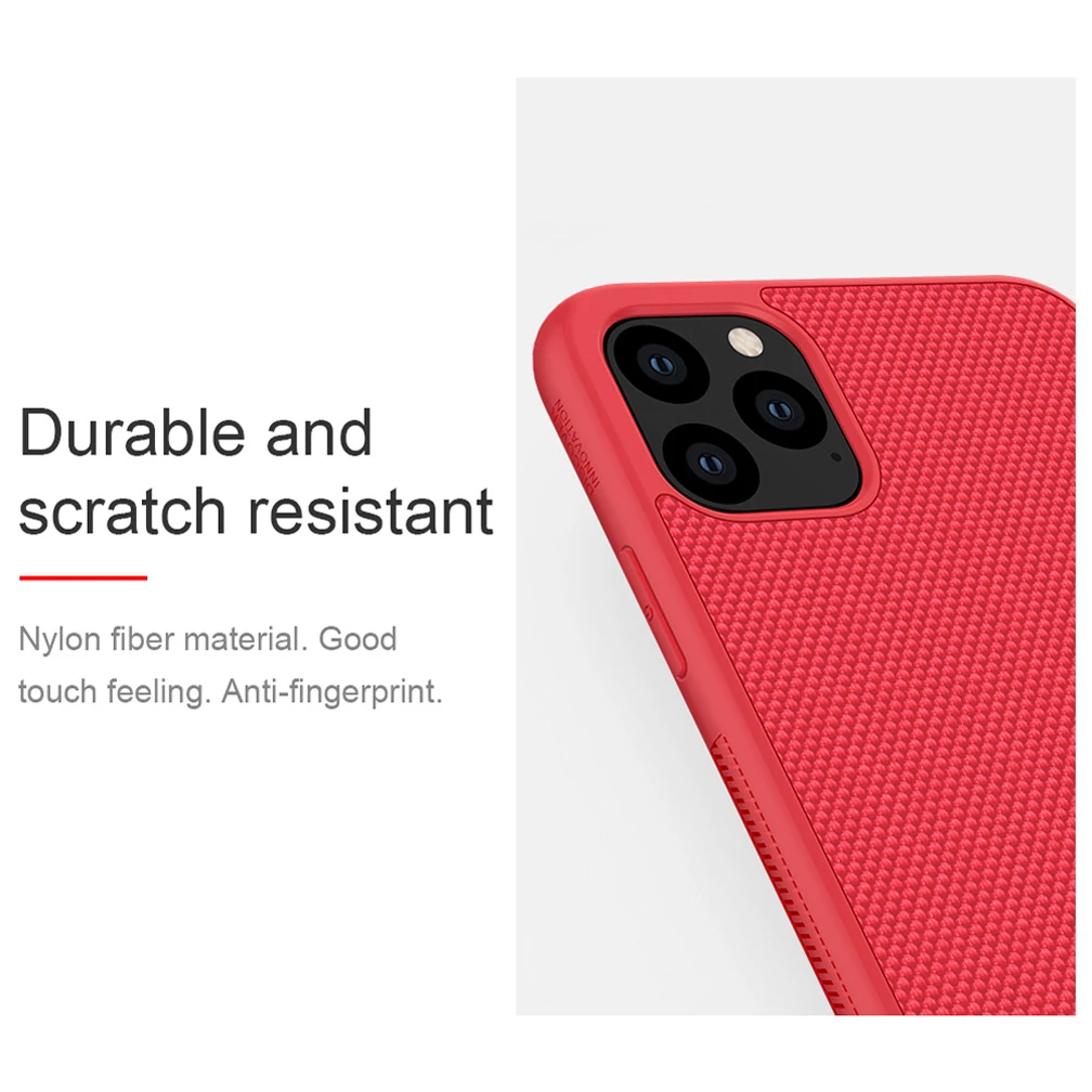 Чехол для iPhone 11 Pro Max NILLKIN текстурированный нейлоновый волоконный чехол задняя