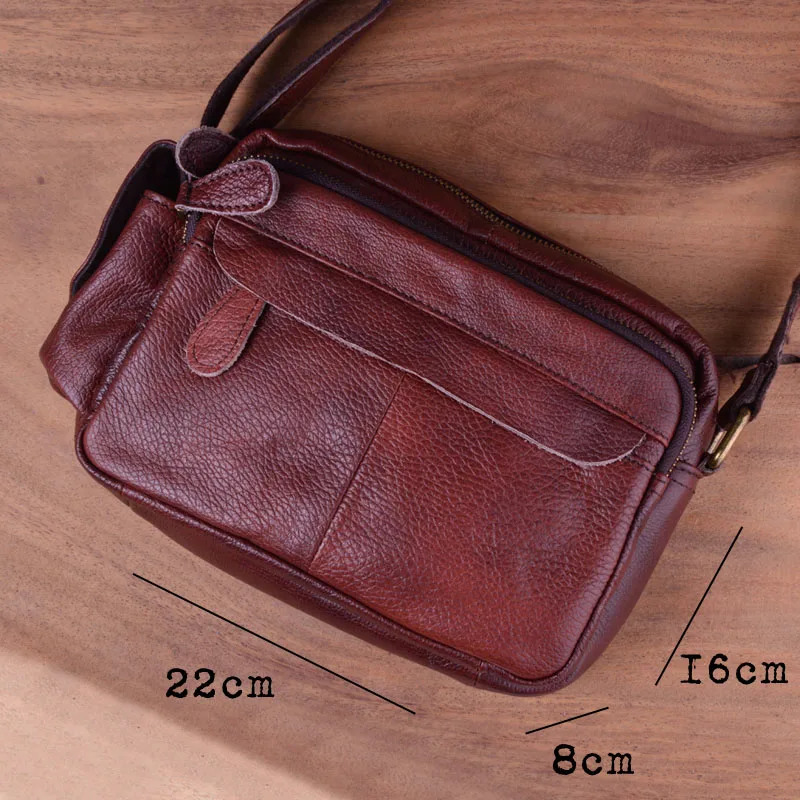 AETOO модная деловая мягкая мужская сумка-мессенджер из натуральной кожи, маленькая сумка через плечо, Мужская мини-сумка