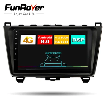 

Funrover 8 core android 9.0 car radio multimedia player for MAZDA 6 2008-2015 dvd gps navigation stereo IPS 64G SIM DSP RDS wifi