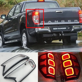 

1pair DRL for Ford ranger/Everest light brow car light headlight headlamp cover refit daytime running light 2015 2016 2017 2018