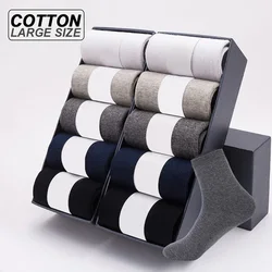 ZARE Men's Cotton Socks New Style Black Business Men Socks Soft Breathable Summer Winter for Male Plus Size A1 C29
