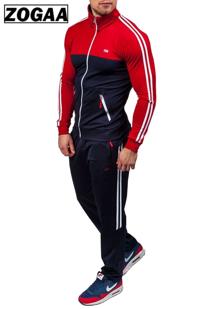 2 Pieces Set for Men Pant and Tops ZOGAA New Men' Fashion Plus Size XS-4XL Sportswear Men SummerTracksuit Sweatsuit