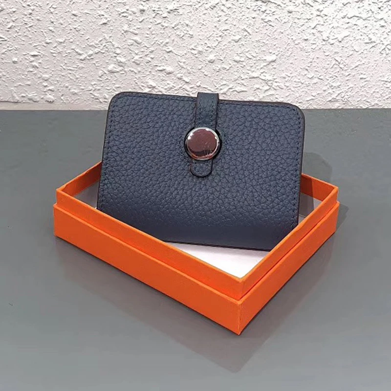

9 Colors 100% Genuine Leather Wallets Purses Fashion Small money bag luxury brand Mini Coin Purse Hasp design purse