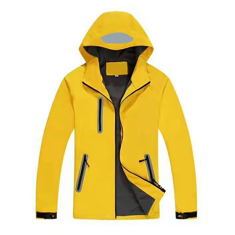 Hunting Jacket Thick Hooded Detachable Waterproof Windproof Fluffy Climbing Hiking Warm Coat Outwear Winter Sportswear - Цвет: Цвет: желтый