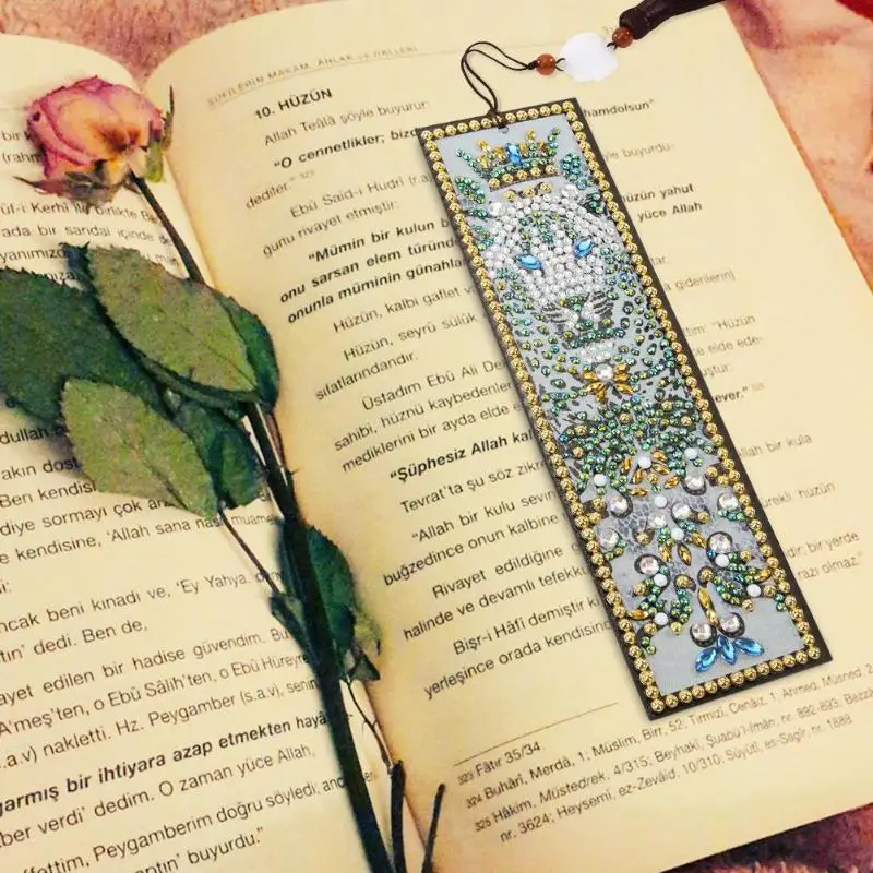 Сделай Сам кожа Закладка Ретро узор специальная форма алмазная картина