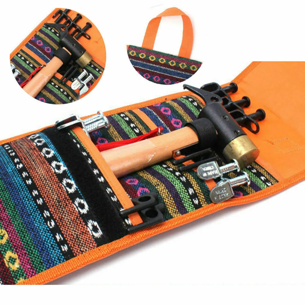 NEW Portable Hammer Tent Nails Storage Bag Accessories Storage Pouch for Outdoor Camping Travel