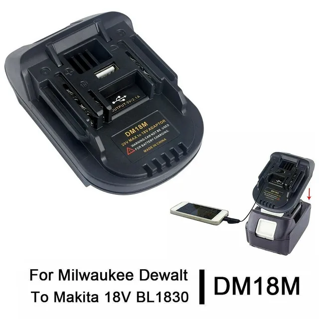 Convertitore adattatore batteria Ecarke per utensili elettrici a batteria  Makita 18V Ni compatibile con batteria al litio Makita 18V BL1820 BL1830  BL1840 BL1850 BL1860. : : Fai da te